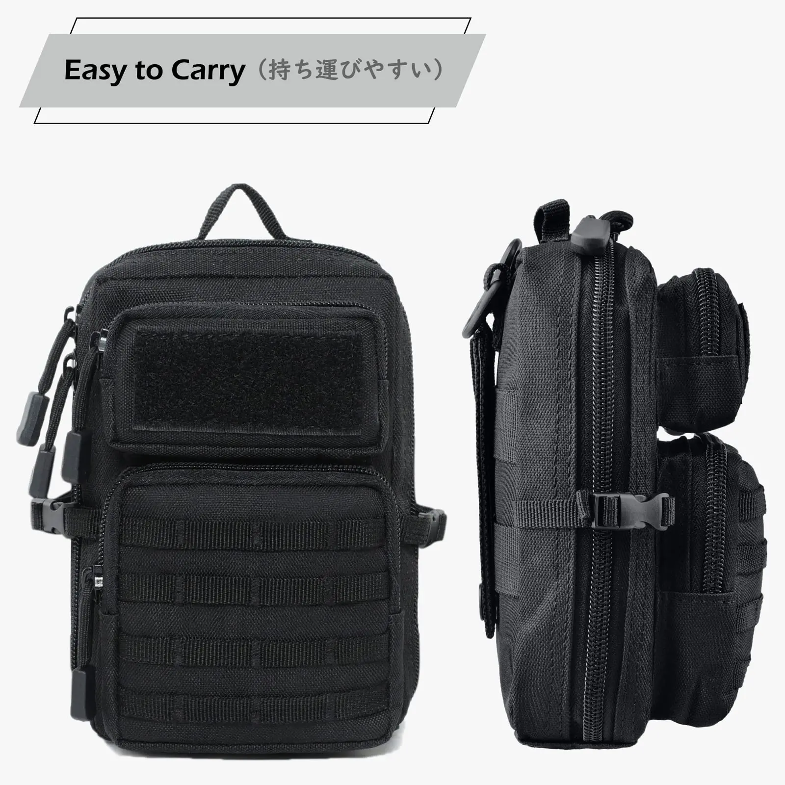 Waterproof Tactical Molle Utility Pouch for Hiking and Fishing