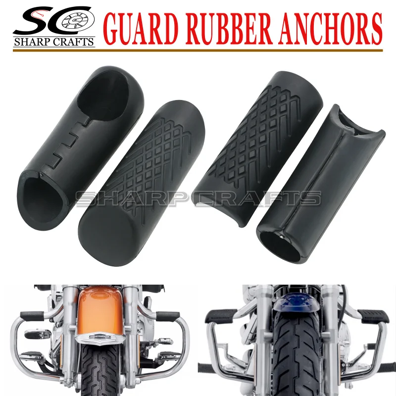 Motorcycle31mm33mm114EngineGuardRubberPegsForHarleyDyna