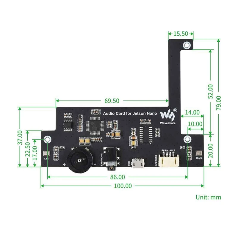 Waveshare Jetson Nano USB  ڵ  ̹   ī  ũ, Jetsonnano 2GB B01 ÷  ÷