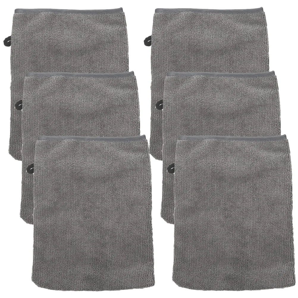 

6Pcs Microfiber Face Wash Mitts Home Makeup Remover Gloves Cleaning Face Mitts Face Accessory