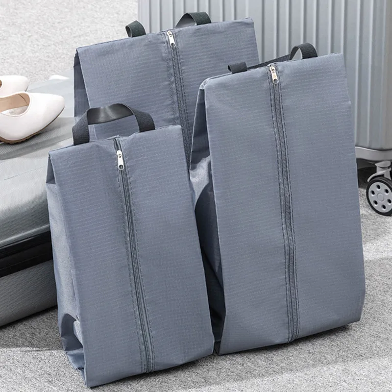 Waterproof Nylon Shoe Storage Bag with Durable Zipper