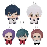 12cm New Blue Lock Plush Pendant KeyChain Isagi Yoichi Nagi Seishiro Mikage Reo Rin Itoshi Itoshi Sae Action Doll Toy Bag Gift 1