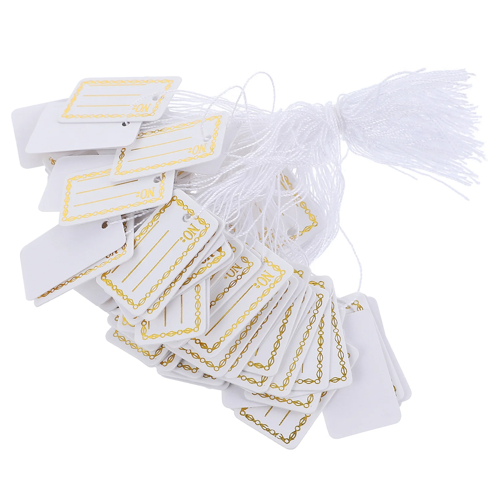 

500 Pcs Tag Tags Clothes Handwriting Portable Price Accessories Note Label Cotton Hangtags Gift Lanyard