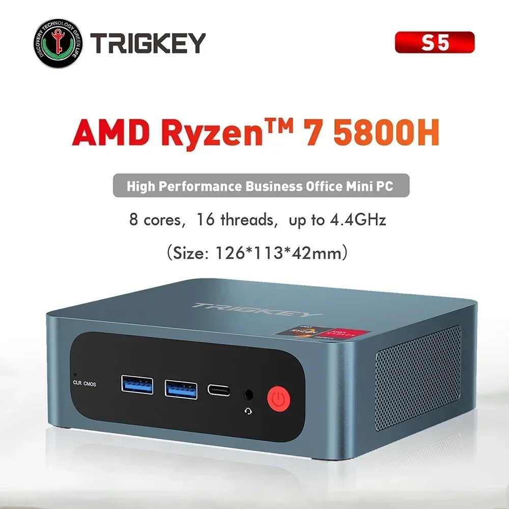 ミニPC trigkey S5 ryzen7 5700U Amazon.com: TRIGKEY Mini PC Ryzen 7 S5 5700U(8 Cores, 16