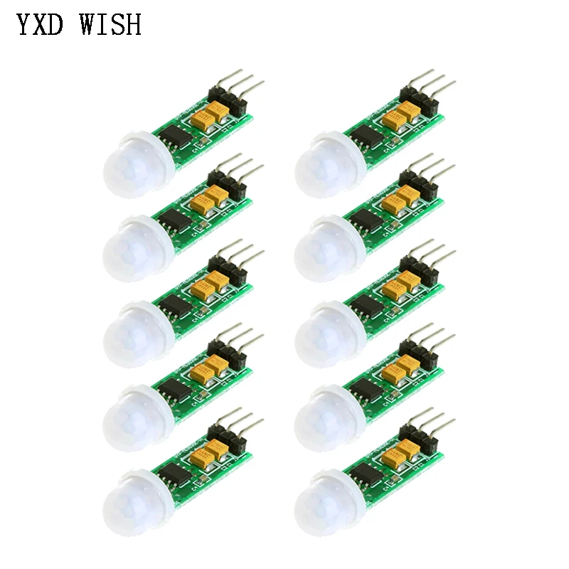 

HC-SR505 Adjustable IR Pyroelectric Infrared PIR Motion Sensor Detector PID Module For Arduino Body Sensor Switch Module DIY Kit