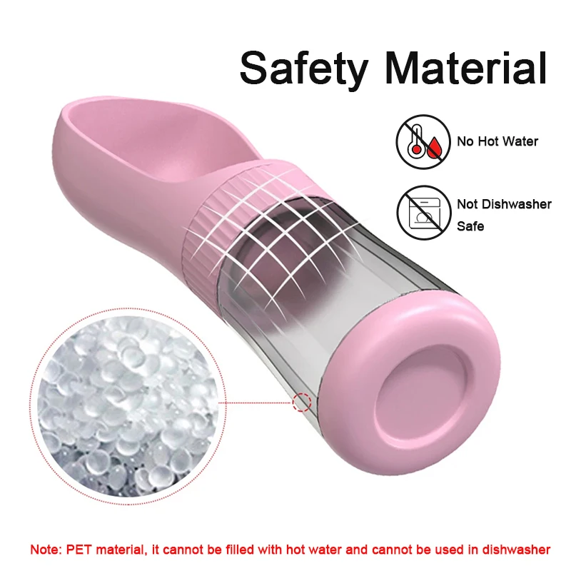 Portable Dog Water Bottle and food container 4