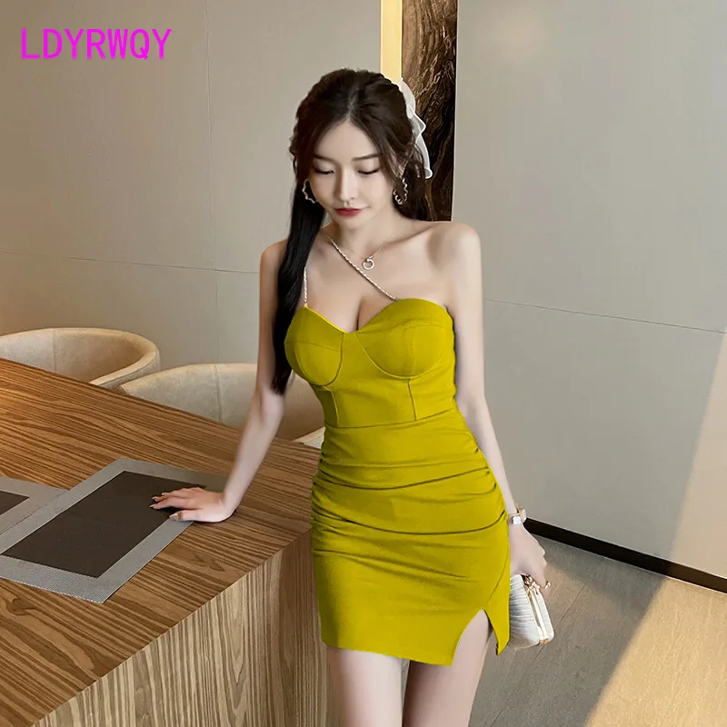 2022 Sexy Bodice and Cleavage Buttock Wrap and backless slim night