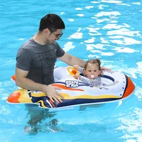 Swimbobo Kids Inflatable Baby Seat Float Spaceship Swimming Rings PVC  Baby Swim Ring Cartoon Floating Pool For Toddler Toys 2