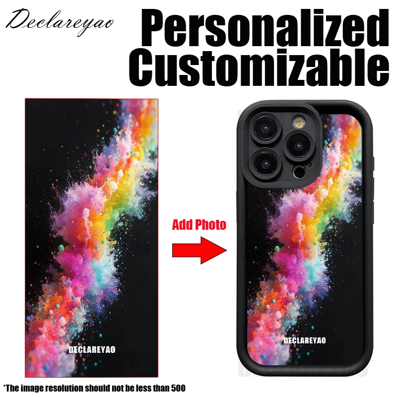 Personalisierte DIY individuelle Foto individuelle Hülle für Apple iPhone 16 Pro Max 15 14 Plus 13 12 Mini 16e Cover Bild Silikon weich
