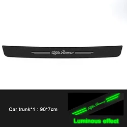 Luminous Car Door Sill Trim Stickers Protective Strip Film Decals (1pc)