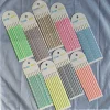 9 Packs Transparent Sticky Notes Self-Adhesive Reading Book Annotation Notepad Bookmarks  Kawaii School Supplies 4
