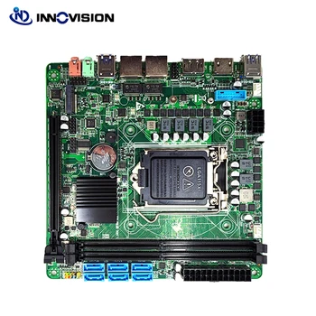 새로운 6SATA 포트 NAS 마더 보드, RTL8125B 2.5GbE 및 2 M.2 NVME 슬롯 지원 6/7/8/9th I3 I5 I7 CPU 미니 ITX 메인 보드