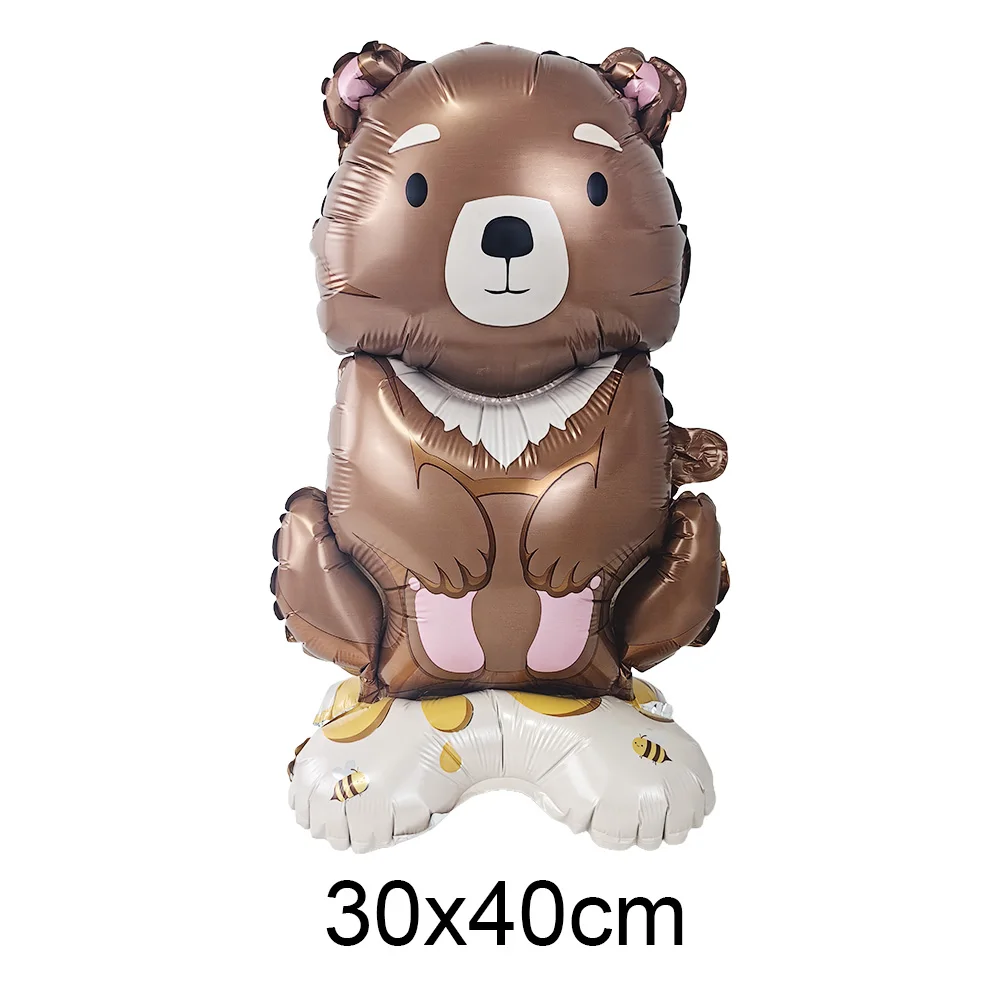 Whimsical Safari Animal Foil Balloons Set for Kids Parties & Baby Showers