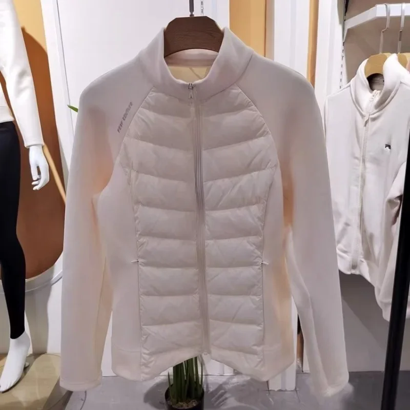 Women Horse Riding Riding Down Jackets Winter Windproof Lightweight Warm Coat White Duck Filling Horse Riding equitation 3