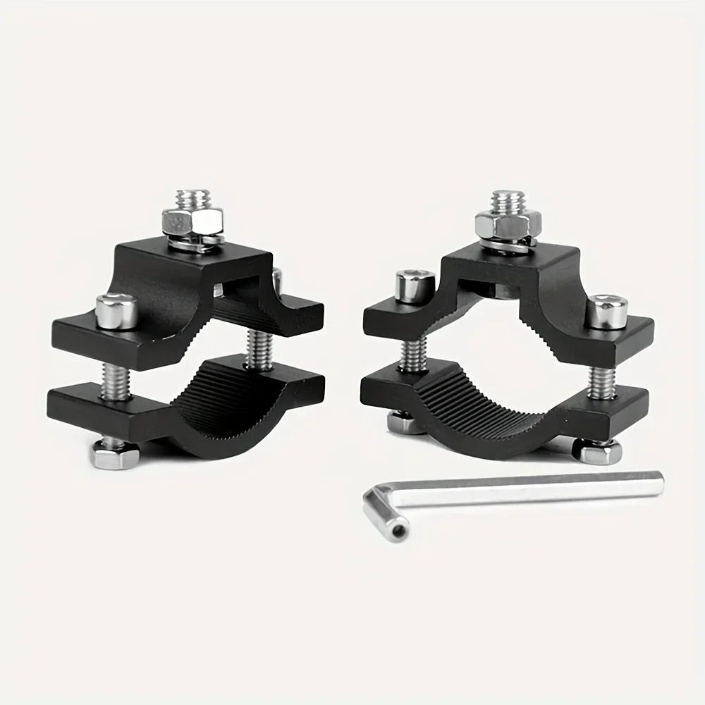Motorcycle Light Bracket Motorcycle Headlight Clamp Motorcycle Headlight Mount Universal Motorcycle Bull Bar Mount Bracket Moto Headlight Spotlights Led Light Stent Clamp Offroad Tube Mounting Holder 18-30mm
