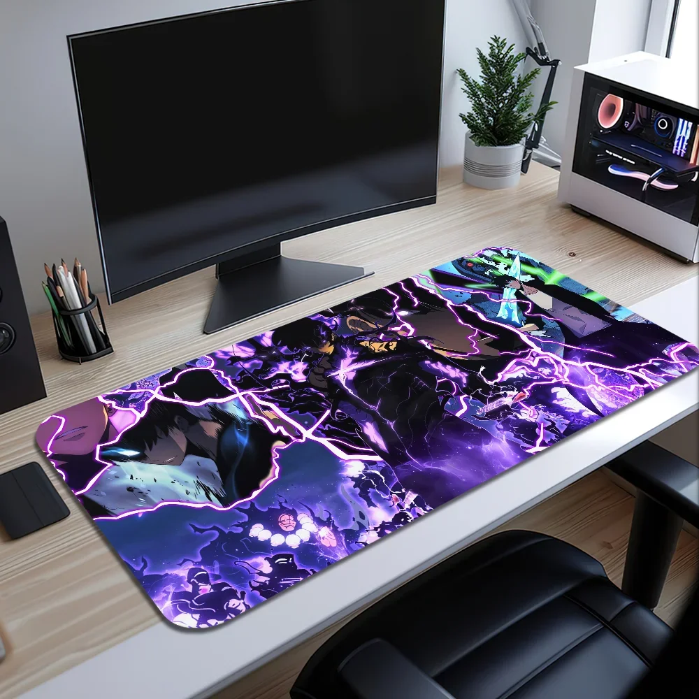 Anime S-Solo L-Leveling CoolS Large PC Mouse Pad For Non-Slip Gaming Laptops Gamer Carpet Keyboard Mat Desk Protector 5