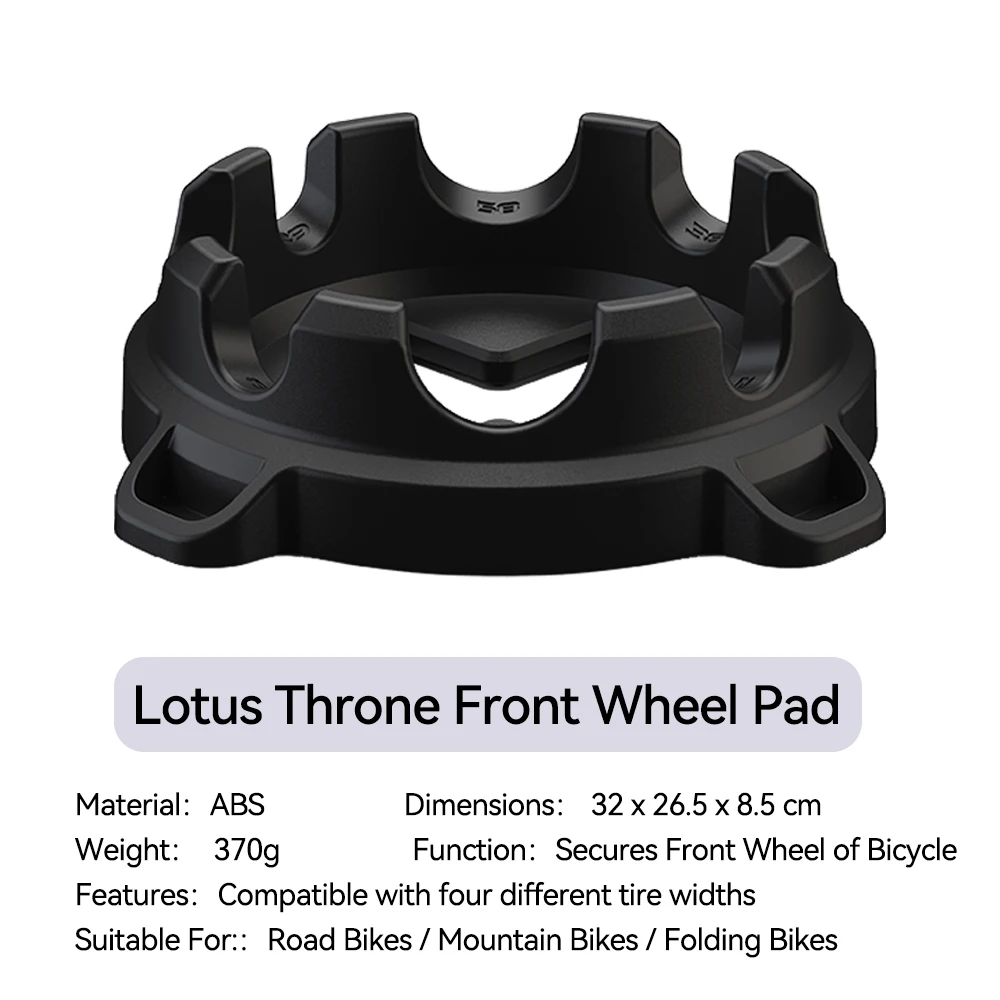 Enhanced Bike Trainer Front Wheel Stabilizer Block