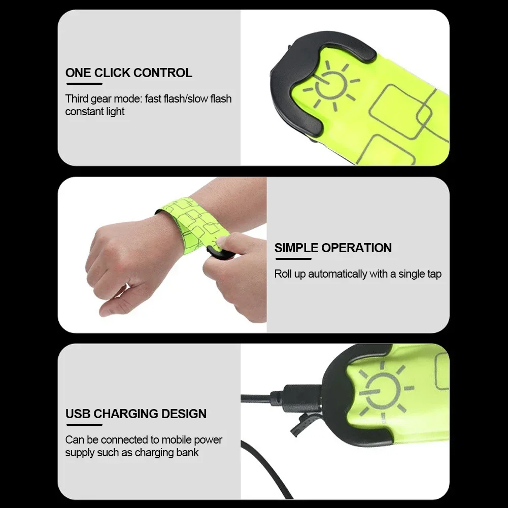 Brassard LED Pour Sport Nocturne Et Sécurité. - Test Et Avis