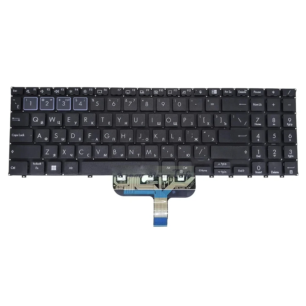 

B2502 Russian Keyboard for Asus ExpertBook B2 B2502F B2502C B2502CBA B2502FBA B2502FVA 0KNX0-5124RU00 5127US00 NSK-UAA2SU