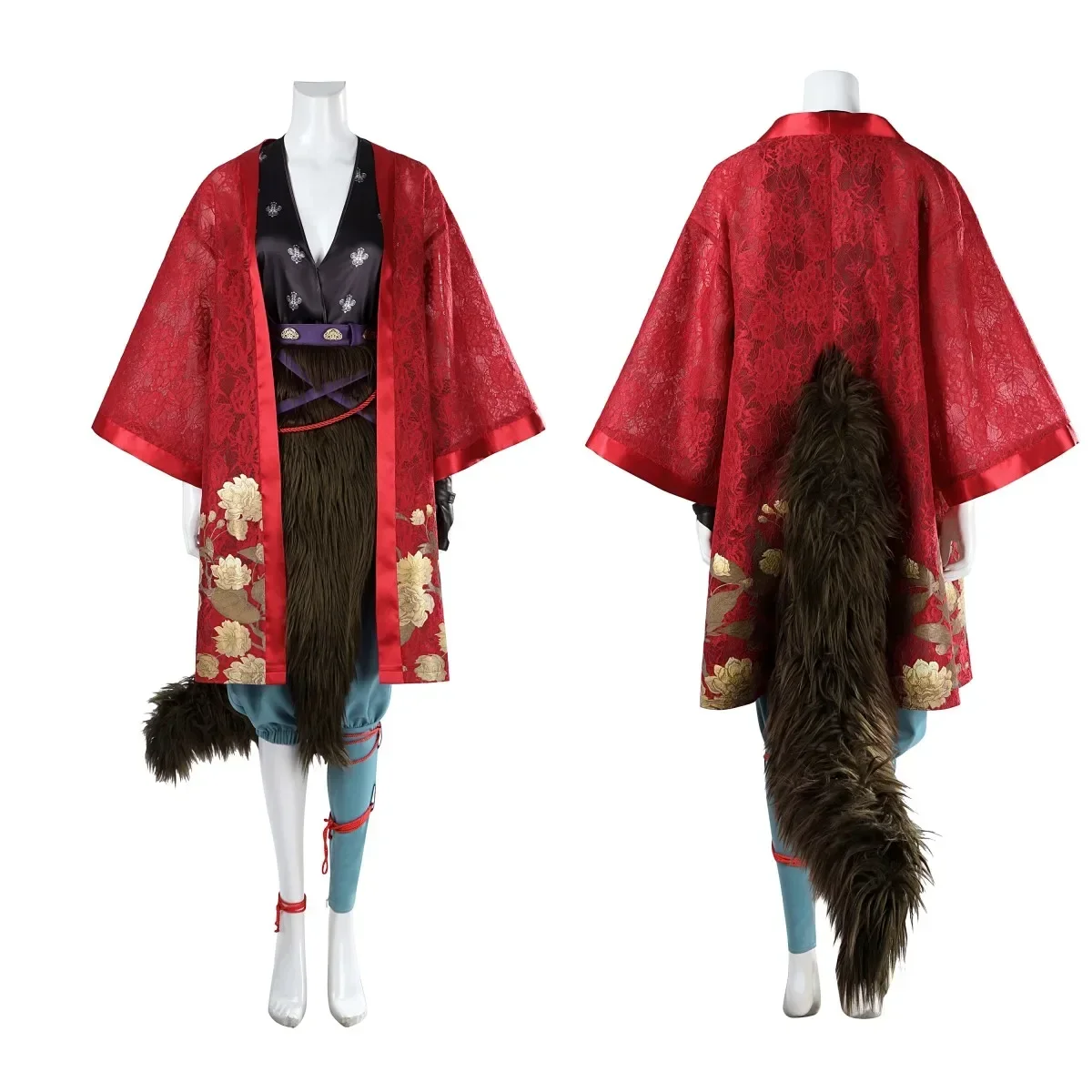Black Myth: Wukong: Pingping | Traditional Chinese Outfit Cosplay Costume 42 Black Myth Wukong Pengpeng Traditional Outfit Cosplay Costume