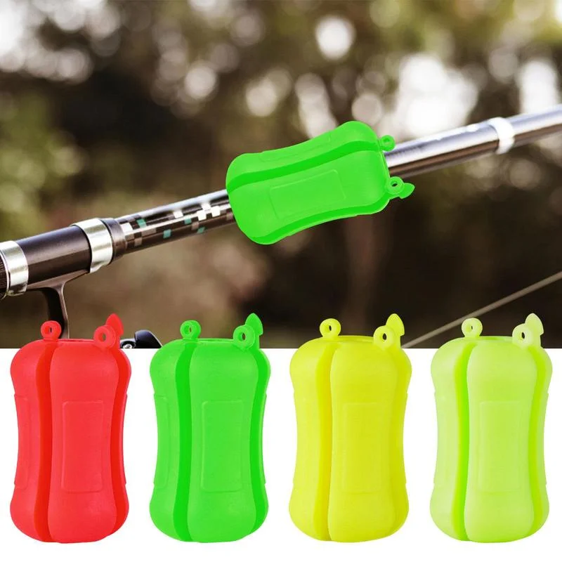 Portable Fishing Rod Fixed Ball 1pc Soft Easy To Clean Reusable Wear  Resistant Durable Fishing Pole Clip For Fishing Boat Tool