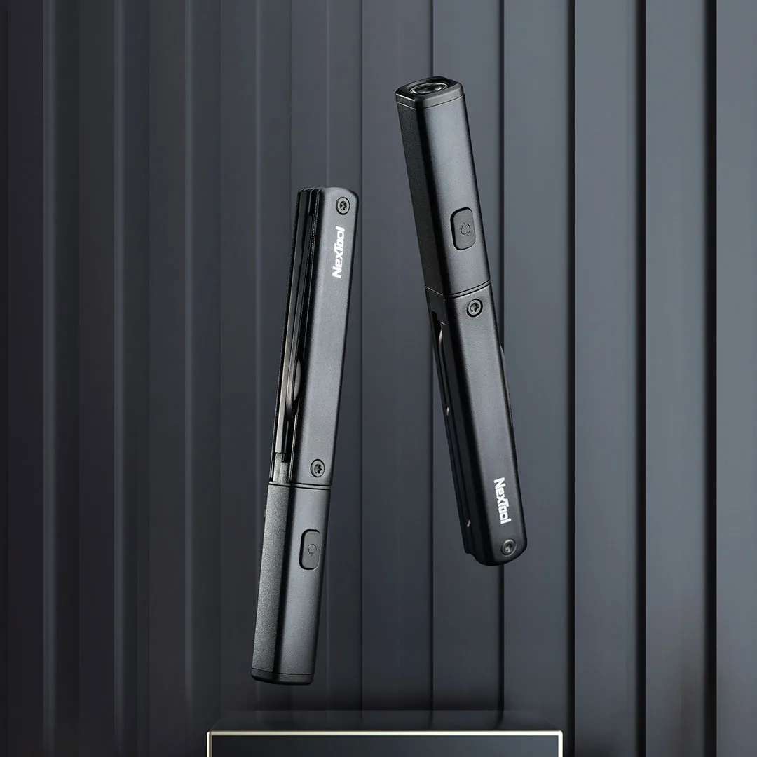 NexTool 미니 멀티 도구 포켓 나이프 가위 펜 도구 N1 휴대용 야외 USB 충전식 IPX4 방수 손전등, 3 in 1