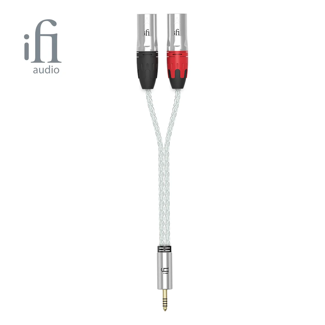iFi 4.4mm to XLR Balanced Adapter Cable Balanced Signal Transmission 16American Wire Gauge Total Diameter OFHC Conductors audio cable