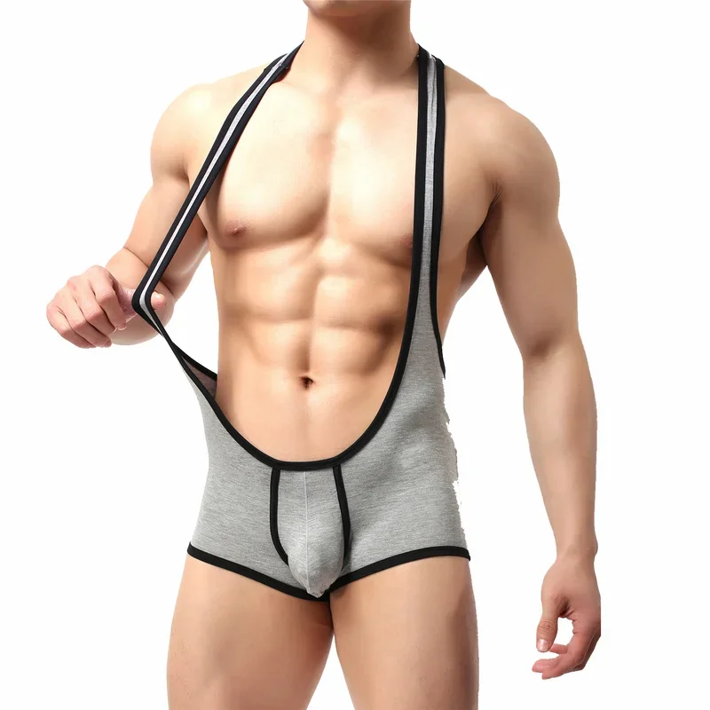 Mens Undershirts Boxers Modal Underwear Wrestling Singlets Leotard Bodysuits Bugle Pouch Bodywear Jumpsuits Sleepwear One-piece