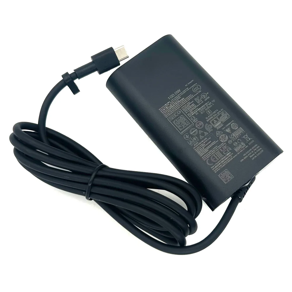  100W AC 어댑터 타입 USB C 충전기 (델 래티튜드 5540 5440 7440 5340 7340 7640 9440 2-in-1 노트북 전원 공급 장치)