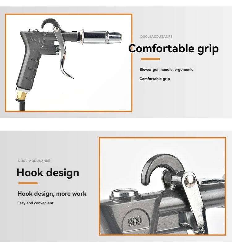 New Static Ion Air Gun Industrial Dust Removal Static Eliminator Handheld Electr