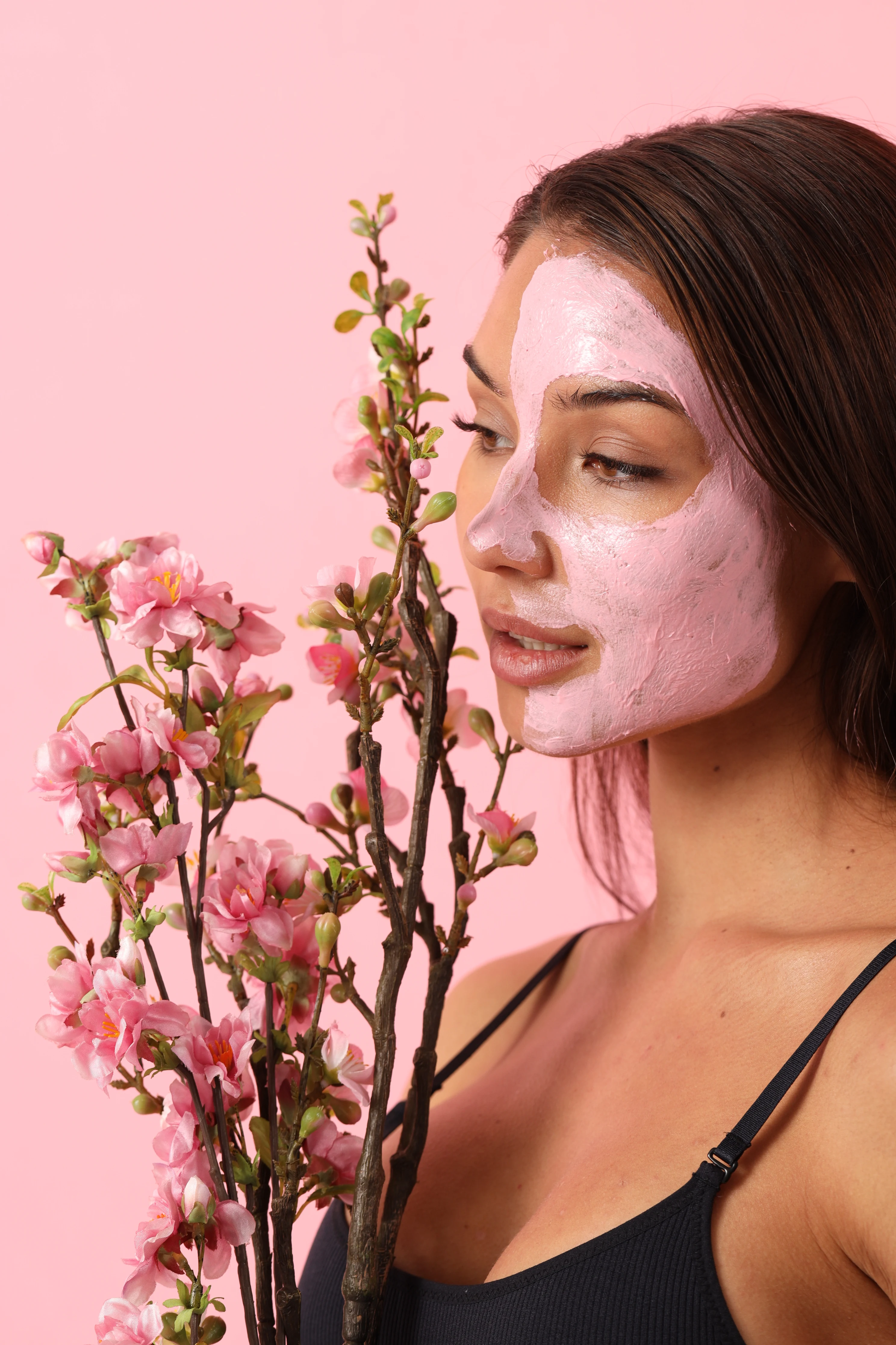 

YASOMA 12PC Sakura Mud Face Mask Oil Control Anti-aging Pore Reduction Whitening Hydrating Moisturizing Mask Skin Care