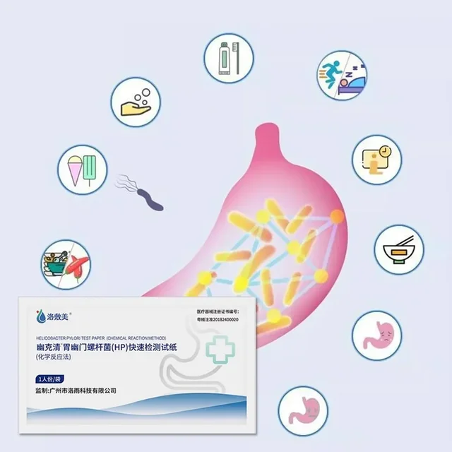 Physical Health Testing 2026Helicobacter Pylori Detection Oral Saliva Self Test Stomach Pain Gastritis Measure Rapid Accuracy