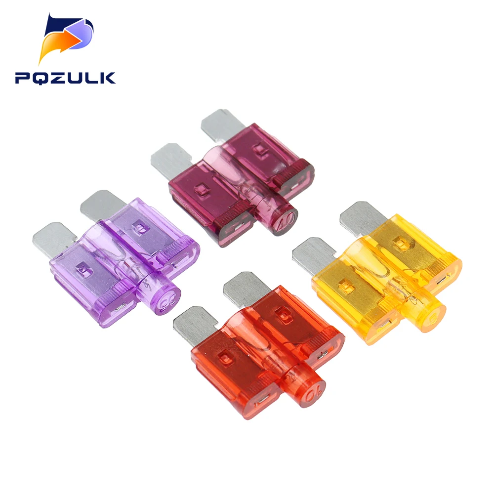 Middle Size Automotive Fuse With Indicator Light Pilot Lamp 5A 10A 15A 20A 25A 30A 35A 40A Medium Fuse With Fusing Indication car fuse kit,blade fuses,car fuses