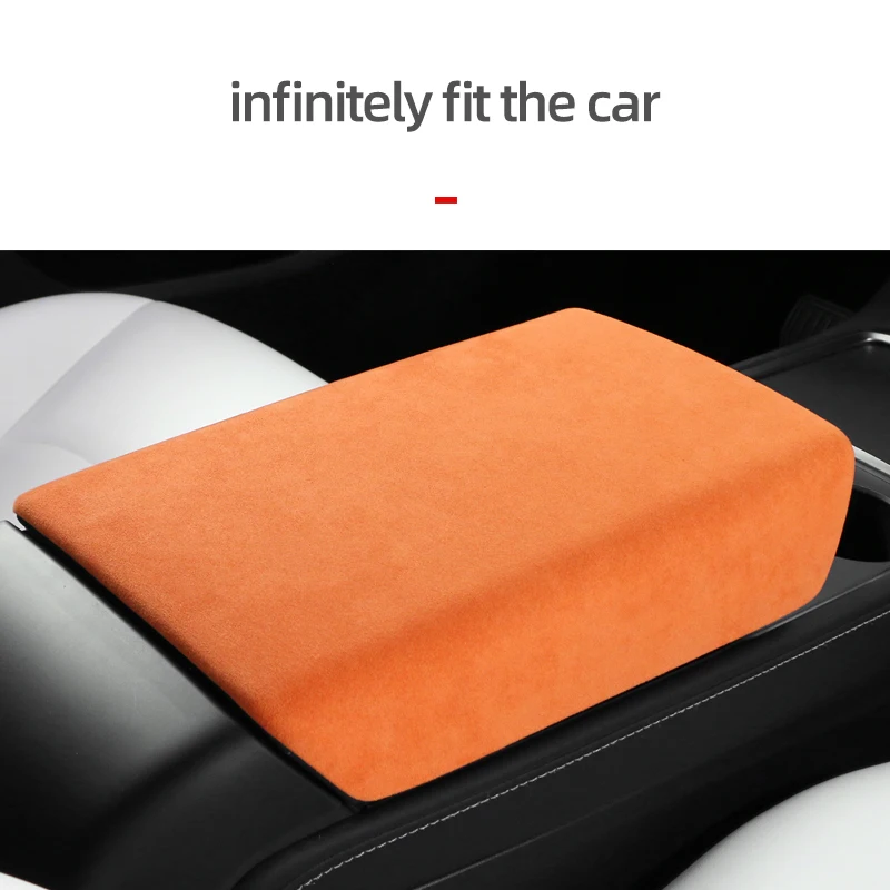 TPIC Alcantara Wrap For Tesla Model 3 Y 2018-2023 Armrest Box