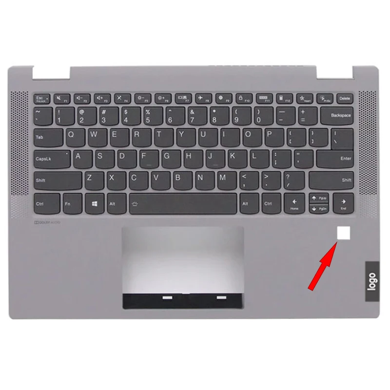 Descanso Palma Case Teclado Backlight para Lenovo Ideapad Flex 514iil05 14itl05 14are05 Tampa Superior 5cb1c39899 5cb0y85490 - Imagem 2