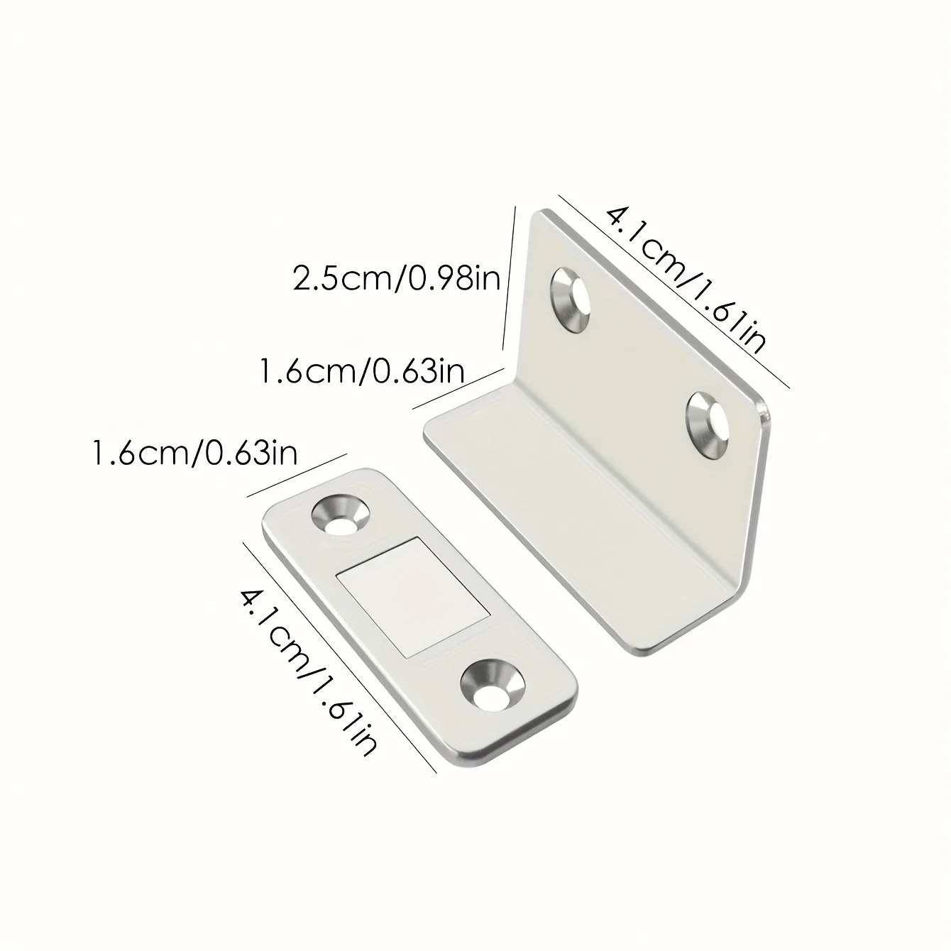 3pcs Perforated Sliding Door Magnetic Suction Wardrobe Door