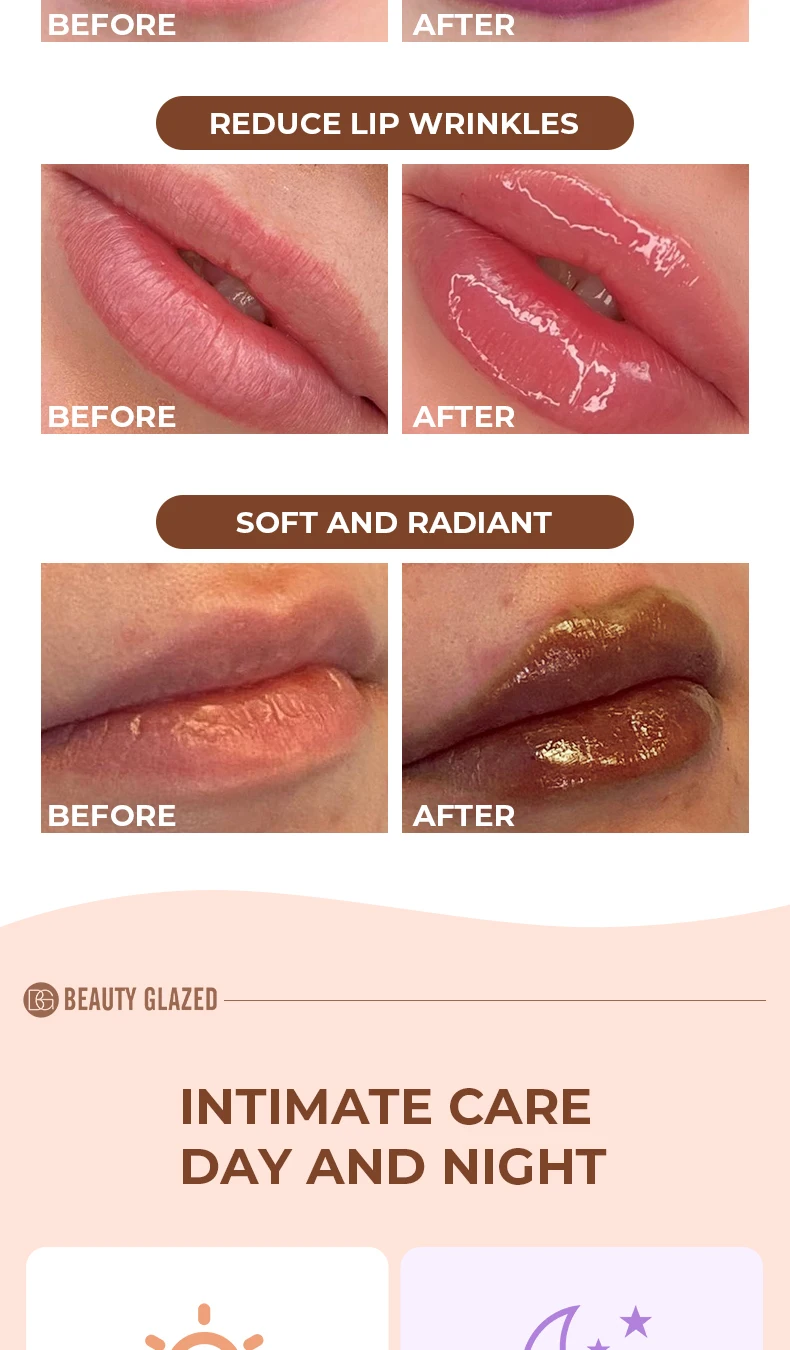 Description Picture 6 of item4 Color Lip Protection And Moisturizing Lip Gloss,Long Lasting Hydration And Boost Moisture,Water Mirror Gloss Lip Glaze