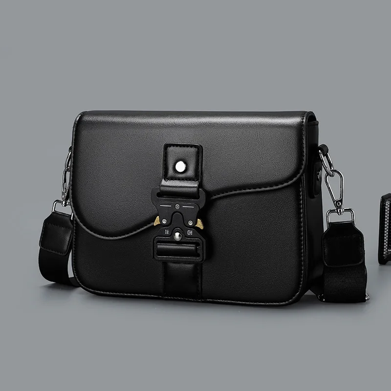 High-End Men’s PU Leather Crossbody Sling Bag