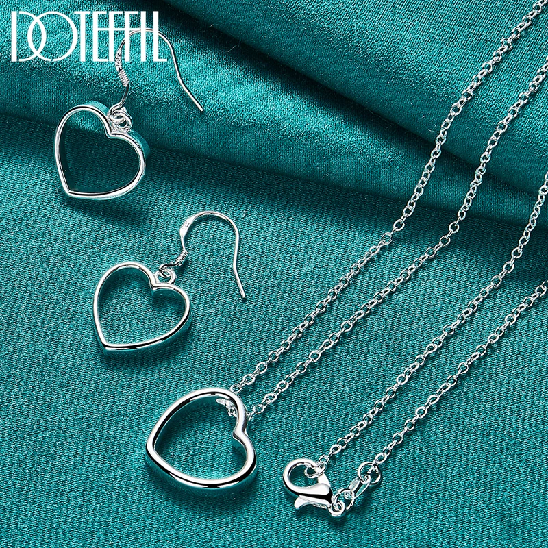 CWWZircons-Conjunto De Collar Y Pendient De Circonia Cúbica Para Novia, Accorios De Fita, Color Plateado, Joyería Para Novias, T037 - AliExprs