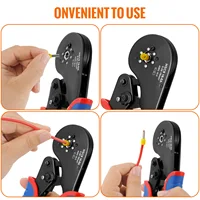 Outil de sertissage de virole HSC8 16-6A, Mini pince à bornes tubulaires pour bornes de grande taille, pinces électriques 0.08-16mm2/30-5AWG 6