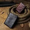 Genuine Leather Men Short Wallets Hasp Bifold Money Clip Casual Coin Purse For Male Credit Card Holder Small Clutch Bags JYN752 2