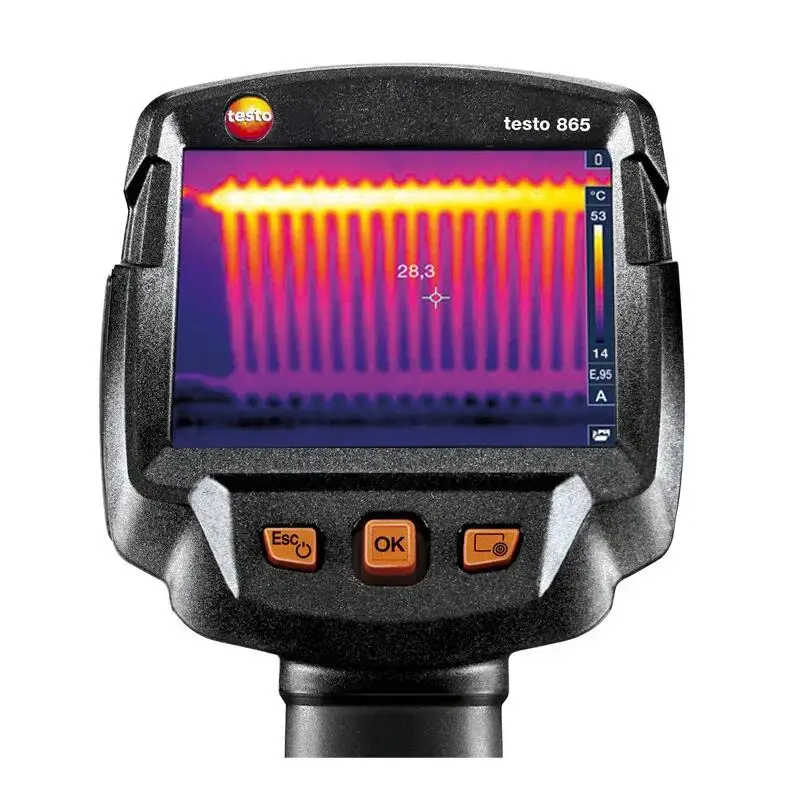 Testo 865 100% 터미널 이미징 카메라, 핫 기반 이미지 온도계, 신제품 및 오리지널