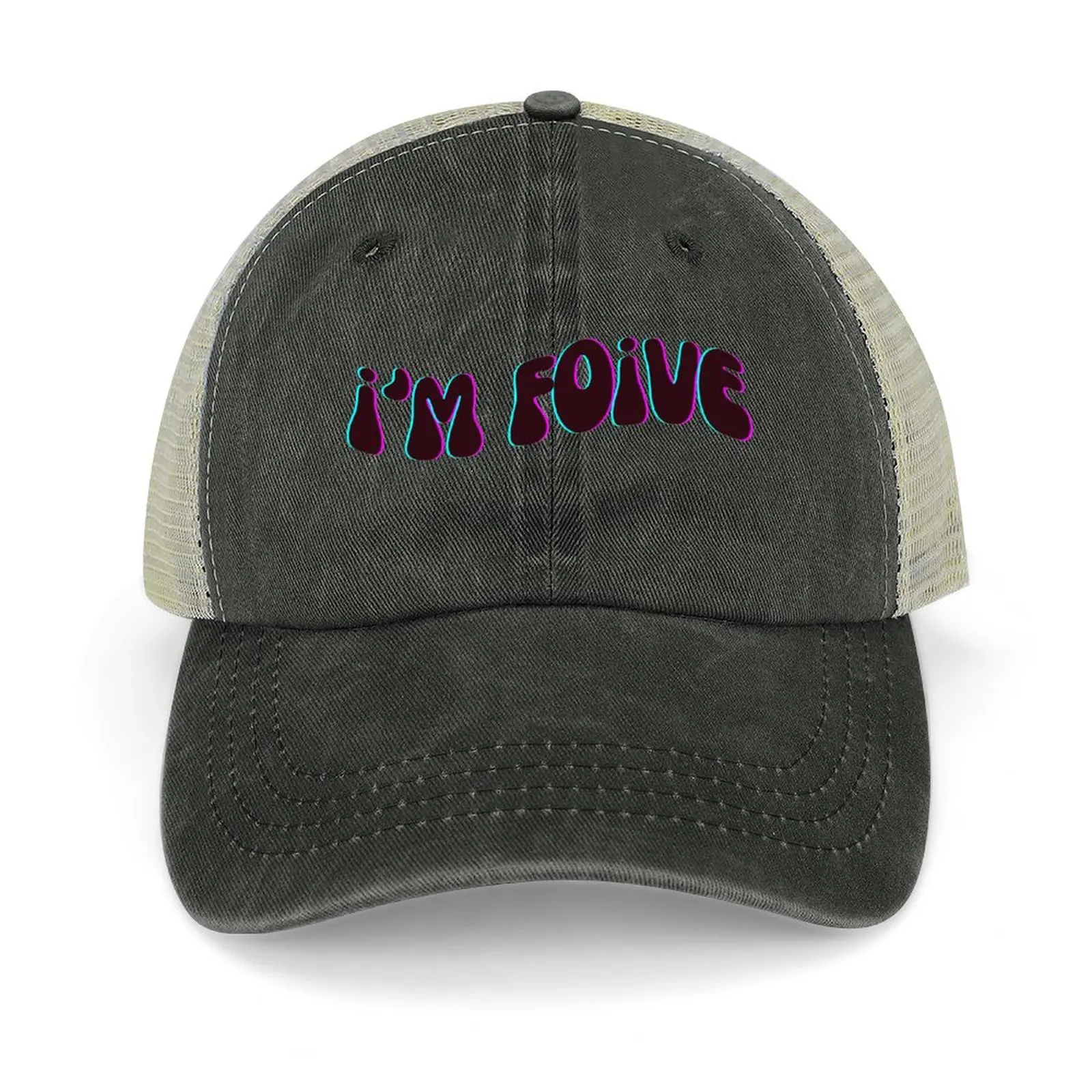 

fOiVe~ (3D wavy version) Cowboy Hat fishing hat Hat Beach Hood Wild Ball Mens Caps Women's