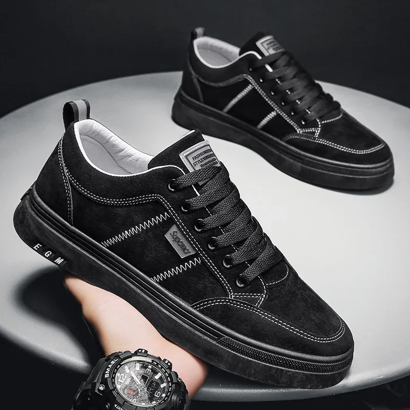 2024 Leather Casual Men Shoes Design Sneakers Man Comfortable Men Loafers Hot Sale Moccasins Driving Board Shoe