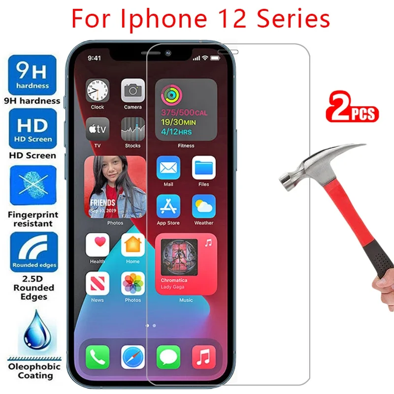 

Защитный чехол из закаленного стекла для iphone 12 pro max mini