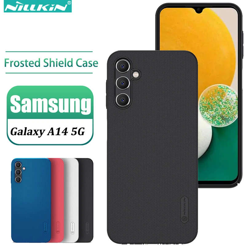 

Nillkin for Samsung Galaxy A14 5G Case Frosted Shield, Luxury PC Hard Protection Back Cover