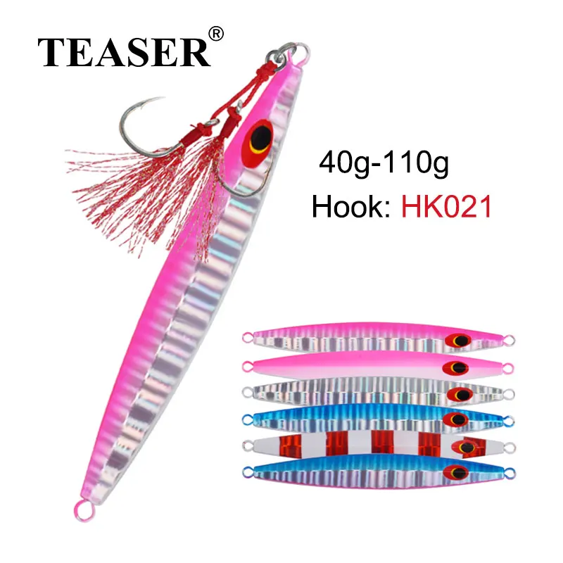 

Плоская медленно Тонущая металлическая искусственная ложка для джиггинга, приманка для рыбной ловли, Воблер для глубоководной рыбы, снасть, 40 г, 60 г, 80 г, 110 г