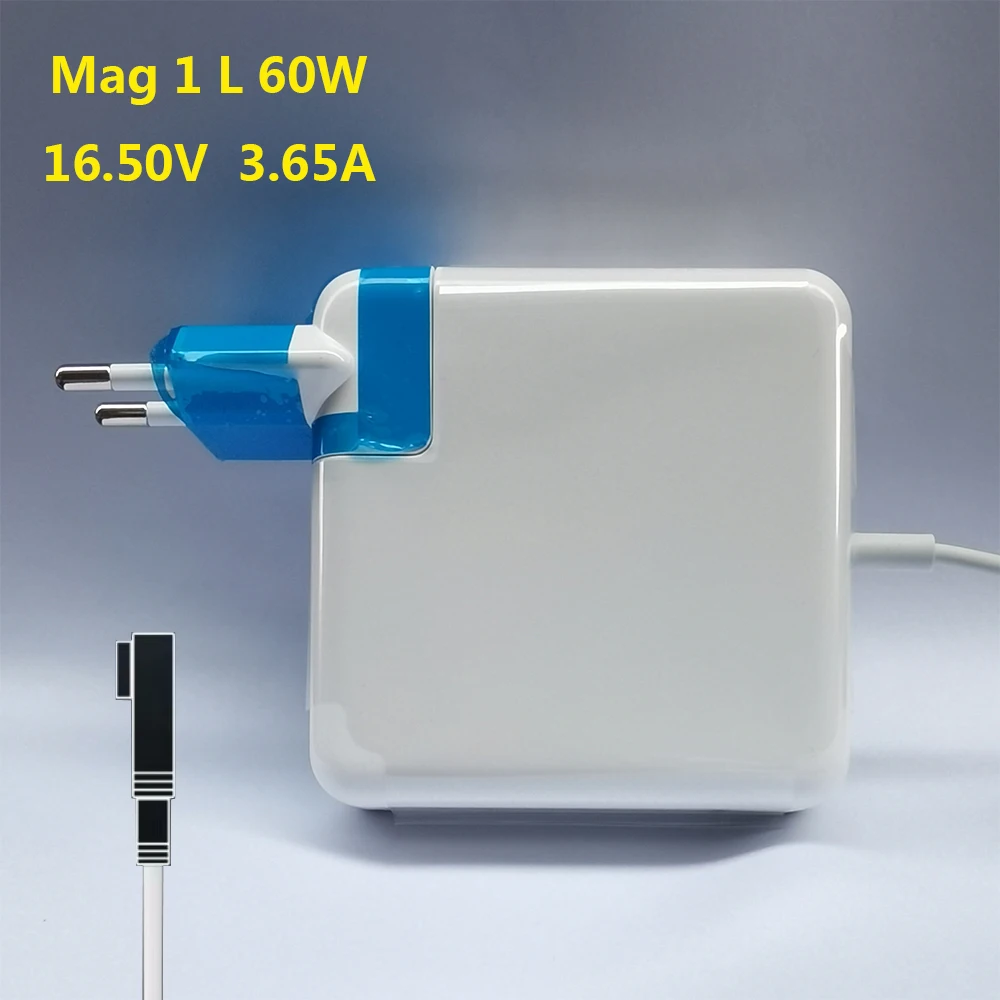 

Зарядное устройство для apple Mac book pro A1184 A1330 A1344 A1278 A1342 A1181 A1280 Mag * 1 L 60 Вт 16,5 в 3,65 А