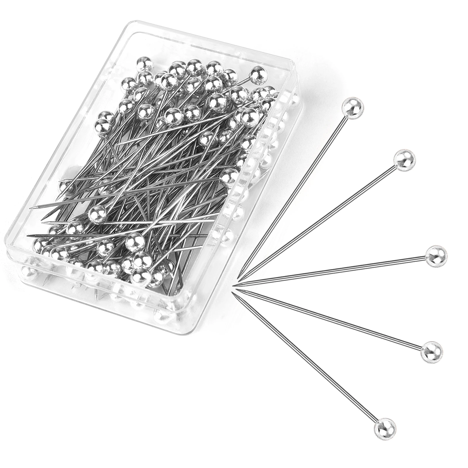 100pcs-silver