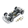 Suitable For WLtoys 1/28 284131 K969 K979 K989 K999 RC Car Accessory Metal Upgrade Frame 6